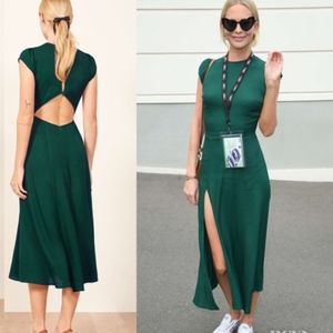 Nwot Reformation Gavin Midi Dress 